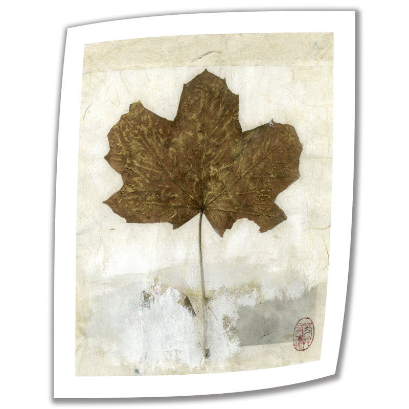 Artwall Golden Leaf By Elena Ray Vintage Advertisement On